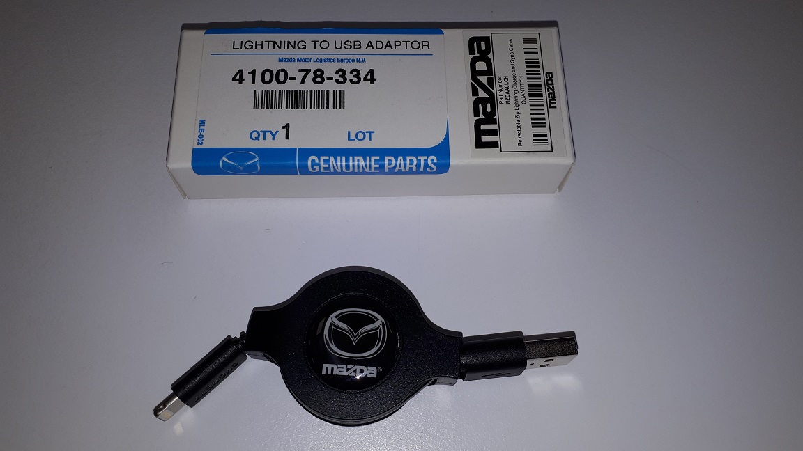 Kabel, przewód zwijany Mazda, USB - Lightning Apple iPhone 410078334 #1